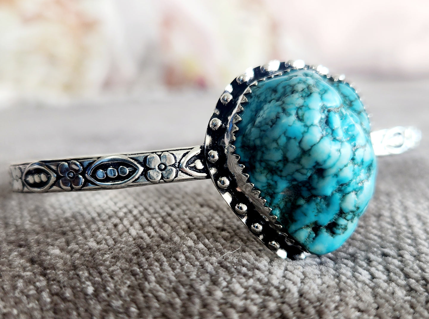 Raw Turquoise Cuff