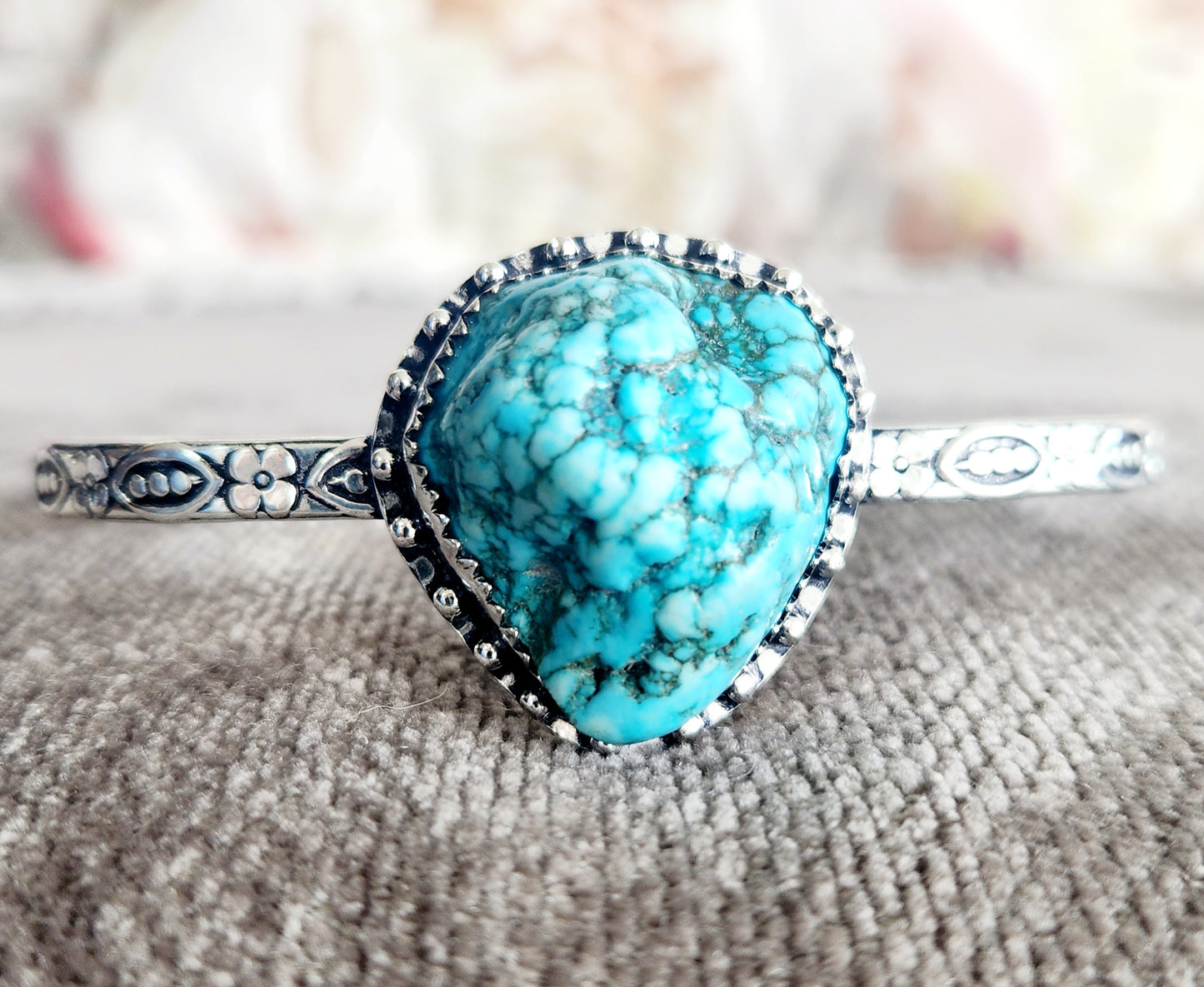 Raw Turquoise Cuff