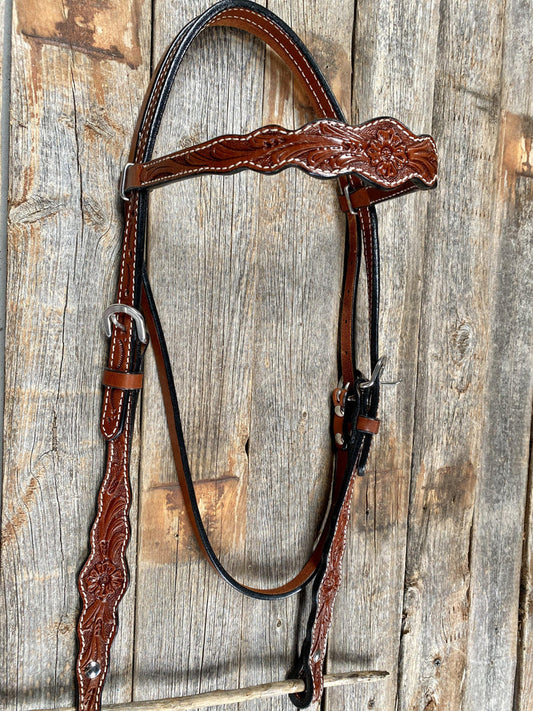 Floral Tooled Bridle